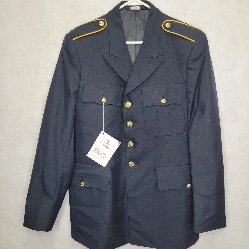 U.S. ARMY ASU MENS POLY/WOOL BLUE SHADE 450 DRESS JACKET SIZE 40RC DeRossi & Son